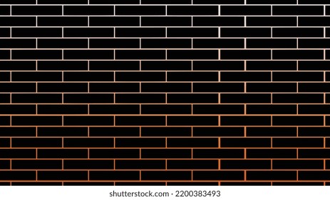 Muro de ladrillo negro, fondo negro para el diseño | Textura de fondo o fondo de fondo de pared de ladrillo pintado | Fondo de pared de ladrillo negro de ángulo amplio | Ladrillo | Fondo de pared negra

