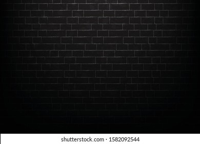 Black Brick Wall Background Or Texture Vector Design Illustration Eps.10