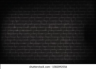 black brick wall background or texture vector design illustration eps.10