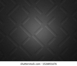 Black brick wall texture background. Lines texture. Dark color. Empty background with spotlight. vector illustration.