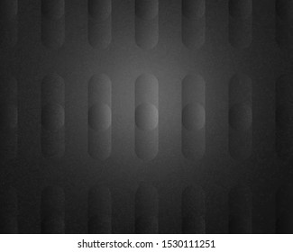 Black brick wall texture background. Vertical lines pattern texture. Dark color. Empty background with spotlight. vector illustration.