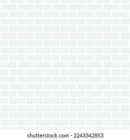 Black brick wall texture seamless vector illustration