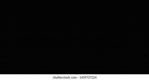 Black brick wall vector background