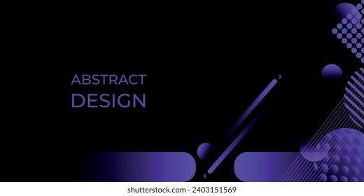Black with bright lines and shapes background for posters, stories, product advertisements, booklets, flyers 