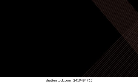Black and brown abstract background vector design. Abstract background with combination black and line brown, suitable for banner, presentation, flyer, cover, promotion template, etc.
