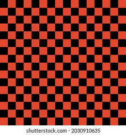 Black and brown checkerboard pattern background. Vector background.