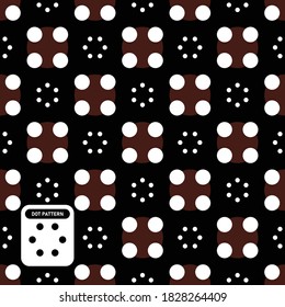 Black Brown Dot Pattern Texture Design