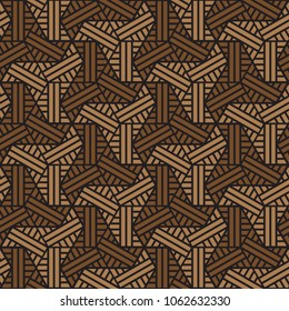 black and brown geometric pattern abstract vector background. Modern stylish texture.
