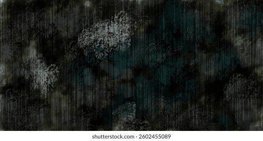 Black and brown grunge. Distress overlay texture. Rough and dirty wall background concept with abstract surface dust. Worn, torn and weathered effect. Vector illustration, EPS 10.