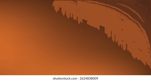 Black brown orange yellow abstract background. Color gradient abstract background vector illustration
