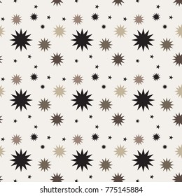 black brown shade mix star shape pattern background vector illustration image