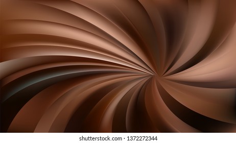 Black and Brown Spiral Rays Background Vector Image