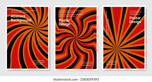 black and brown sunburst background vector design. Creative illustration for poster, web, landing, page, cover, ad, greeting, card, promotion.
