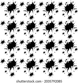 Pincel negro Resumen textura de fondo diseño ilustración vectorial de diseño.