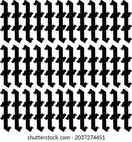 Black Brush Abstrakter Hintergrund Textur Muster Design Vektorgrafik.
