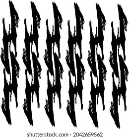 Black Brush Abstract background texture pattern design vector illustration.