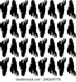Black Brush Abstract background texture pattern design vector illustration.