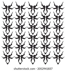Black Brush Abstract background texture pattern design vector illustration.