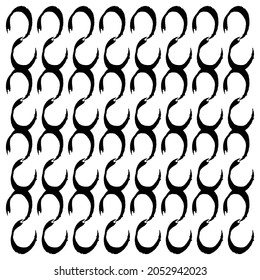 Black Brush Abstract background texture pattern design vector illustration.
