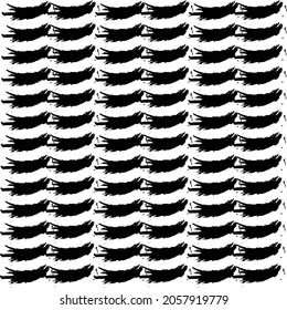 Black Brush Abstract background texture pattern design vector illustration.