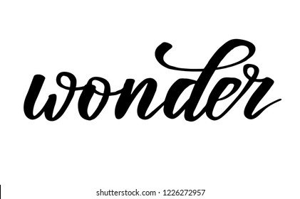 Black brush calligraphy The Truth isolated on white background. Vector illustration