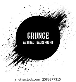 Black brush paint background for text boxes, web banner