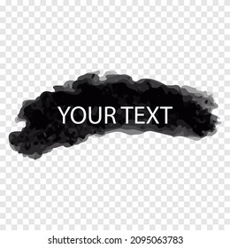 Black brush, paint, ink brush strokes, brushes, lines. Dirty artistic design elements. Vector illustration. Isolated on white background.