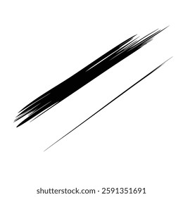 Black brush stroke background design