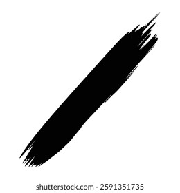 Black brush stroke background design