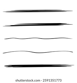 Black brush stroke background design