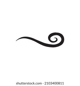 Black brush stroke calligraphy underline, hand drawn vector illustration isolated on white background. Lettering decorative element or text trail mark.