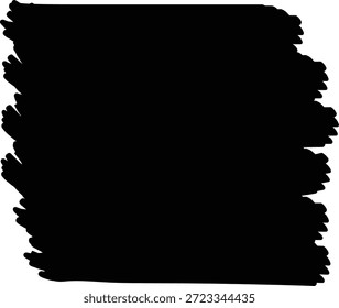 Una pincelada negra para el diseño
