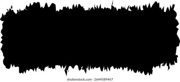 Pincel negro trazo grunge textura pintura Vector salpicadura de tinta