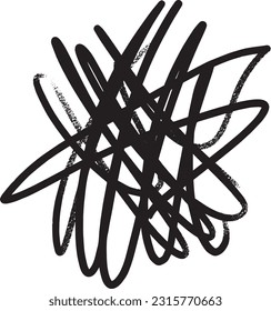 black brush stroke on white background for wallpaper design and decoration design