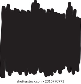 black brush stroke on white background for wallpaper design and decoration design