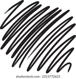 black brush stroke on white background for wallpaper design and decoration design