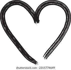 black brush stroke on white background for wallpaper design and decoration design