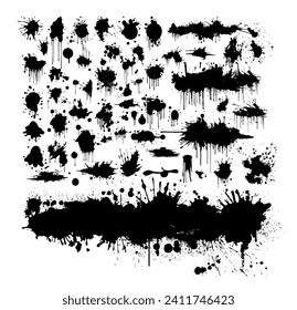 El trazo del pincel negro se aisló en el fondo. Dibujar el dibujo de la mano de la pinza de pincel. No IA. Icono de pincel de moda, ilustración vectorial