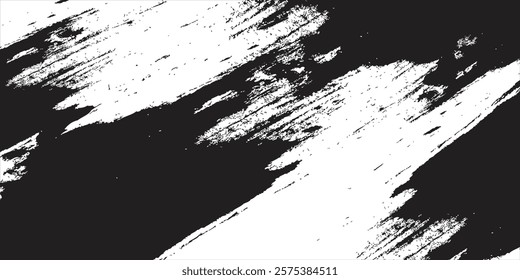 Black brush stroke set isolated on background. Paint brush stroke vector for ink paint, grunge design element, dirt banner, watercolor design, dirty texture. Trendy brush stroke, vector illustration