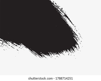 vector EPS de trazo de pincel negro 10