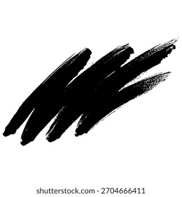 black brush strokes add texture for unique grunge designs