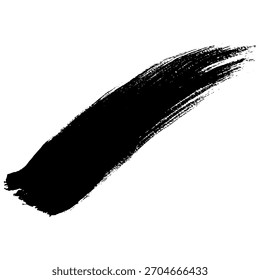 Las pinceladas negras añaden una textura única a varios proyectos