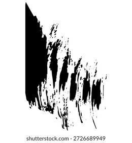 Pinceladas negras y blobs para crear un fondo grunge para los diseños
