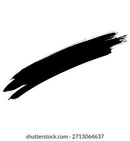 Black brush strokes and blobs created by hand for use in grunge designs