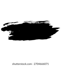 black brush strokes crafted by hand perfect for grunge design elements