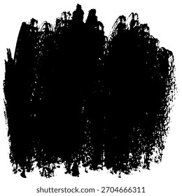 black brush strokes create a grunge feel ideal for backgrounds