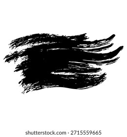 Pinceladas negras para crear un fondo grunge adecuado para los diseños