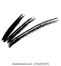 Black black brush strokes to create a textured background for designs