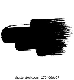 black brush strokes create a unique grunge style for designs