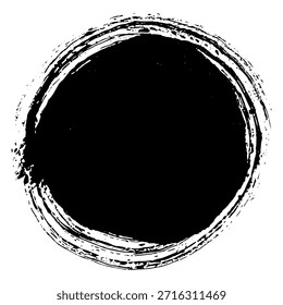 Pinceladas negras para crear Formas únicas para fondos en diseños